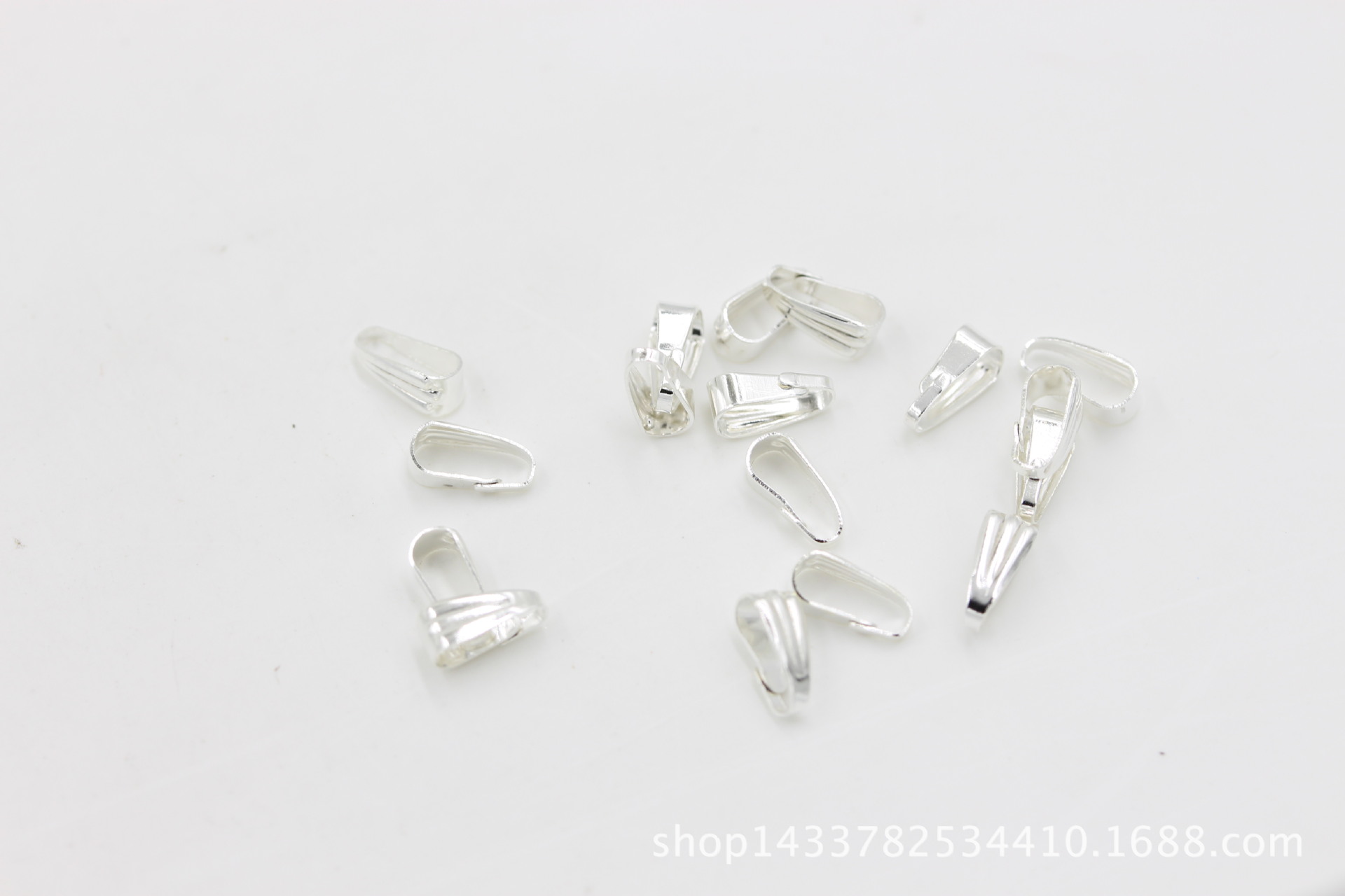 Pendant Clasp Pinch Ball (50 pcs/pack) - Bails