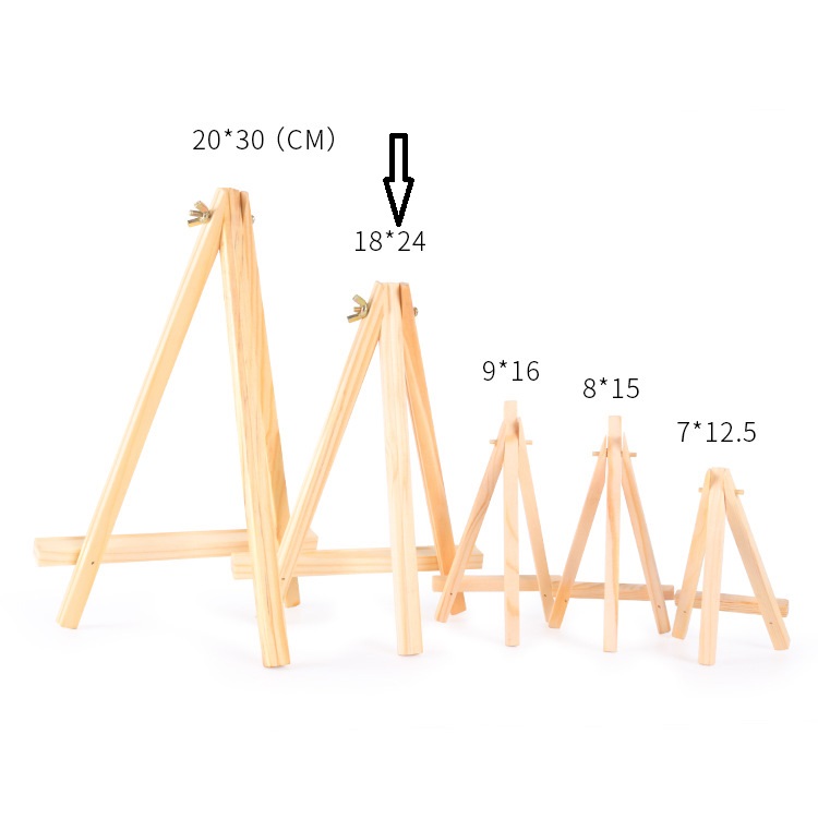 Tabletop Display Easel for Crafts and Art Pieces