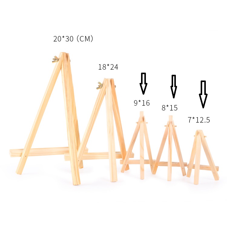 Tabletop Display Easel for Crafts and Art Pieces