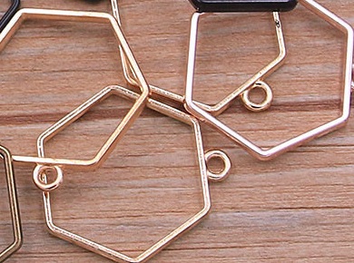 Open Bezel Pendant Frame for Custom Jewelry