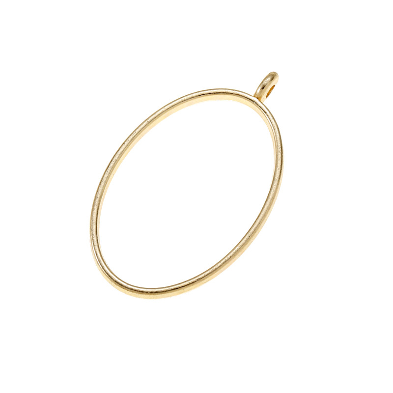 Open Bezel Pendant Frame for Custom Jewelry