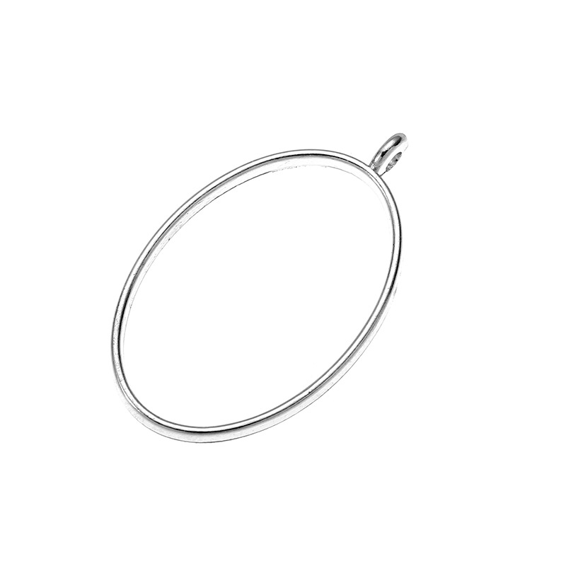 Open Bezel Pendant Frame for Custom Jewelry