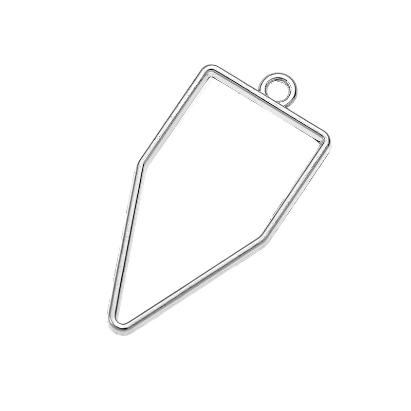 Open Bezel Pendant Frame for Custom Jewelry