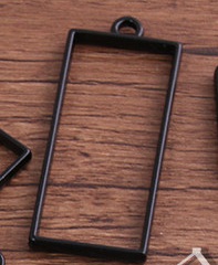 Open Bezel Pendant Frame for Custom Jewelry