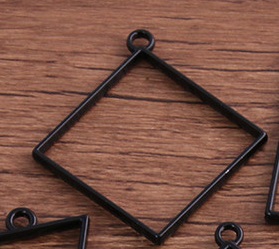 Open Bezel Pendant Frame for Custom Jewelry