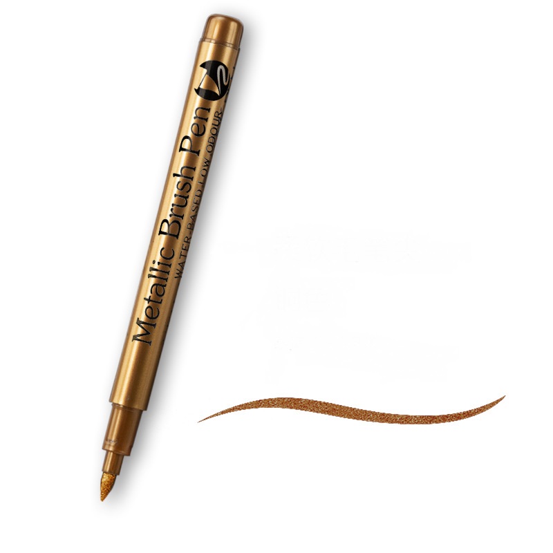 Metallic Calligraphy Brush for Decorative Lettering