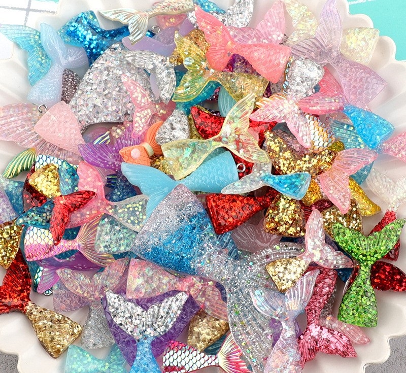 Assorted Decorative Charms for Creative Designs (Random Mix)