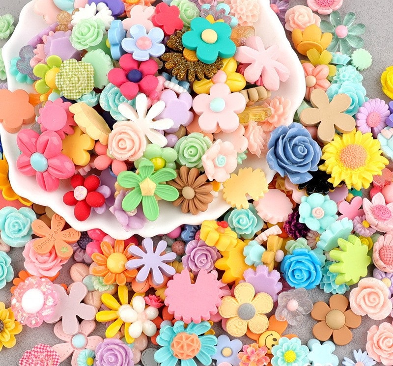 Assorted Decorative Charms for Creative Designs (Random Mix)