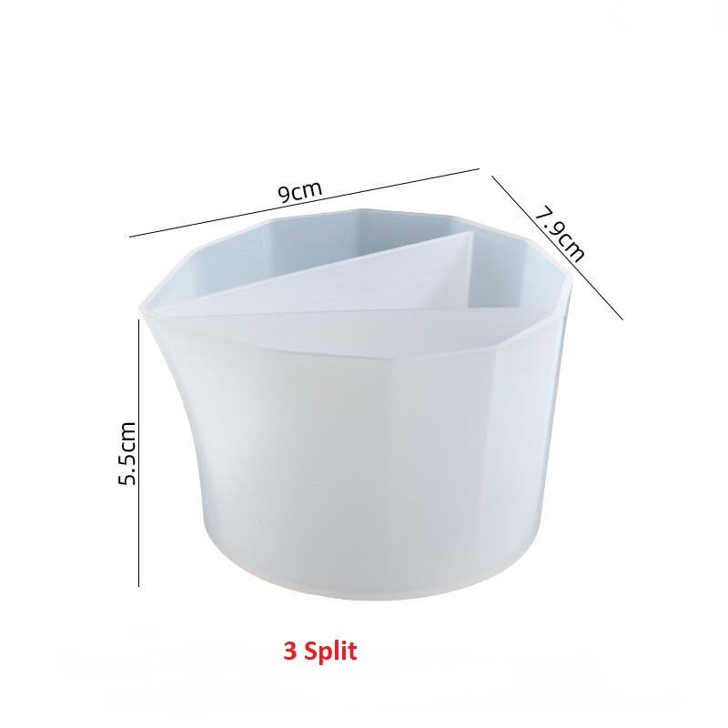 Split Pouring Cup - Divided Mixing Container