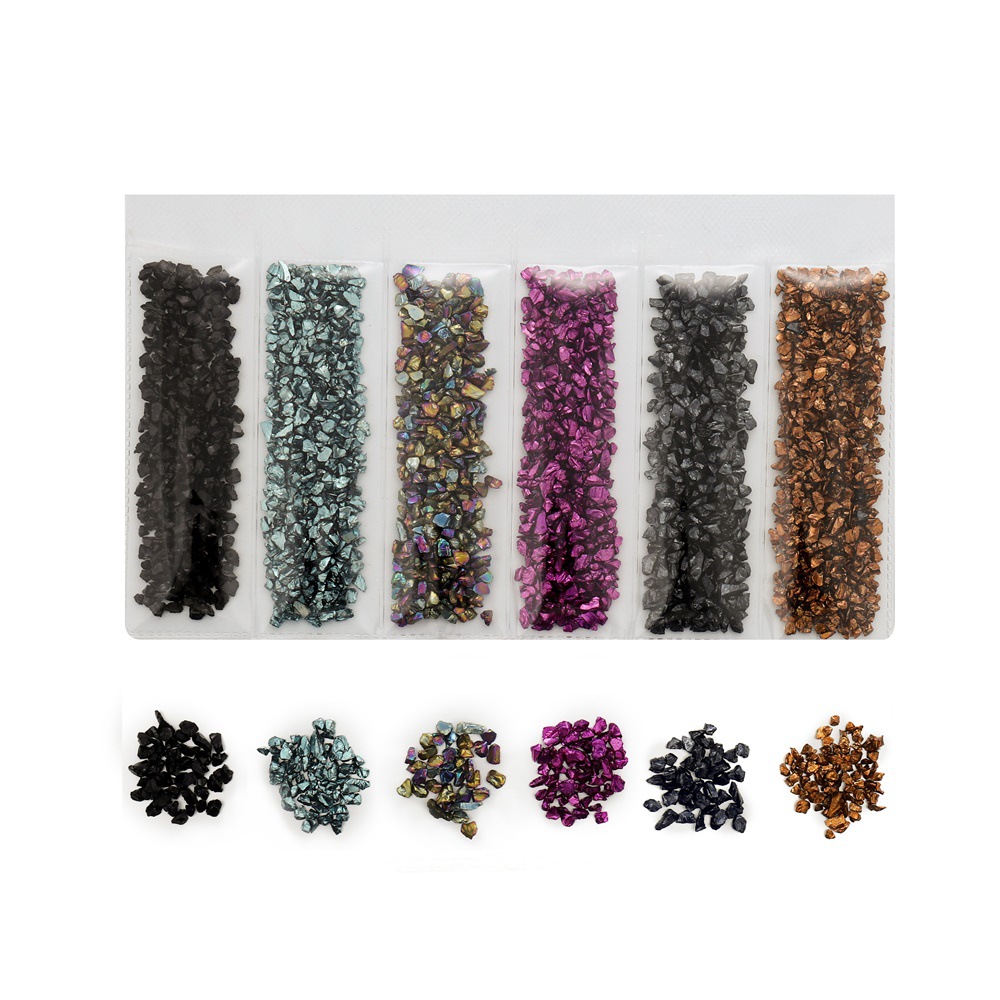 Crushed Glass Gravel for Decorative Texture Effects