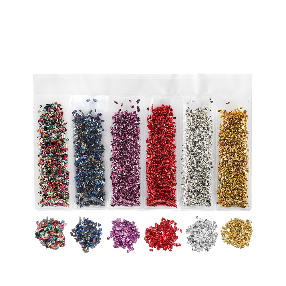 Crushed Glass Gravel for Decorative Texture Effects
