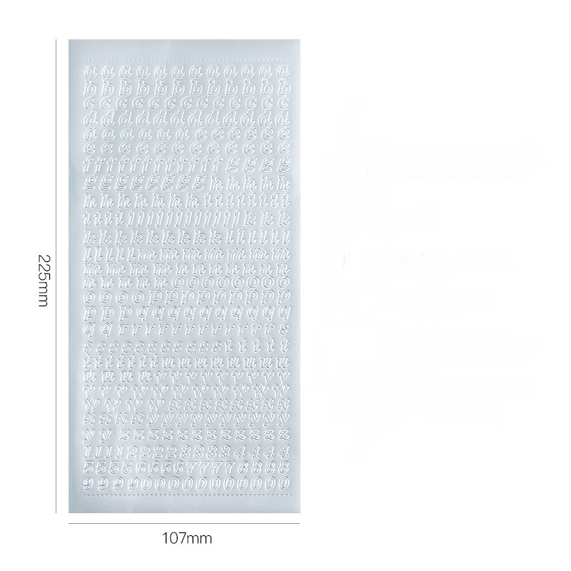 Metallic Finish Stickers for Bold Decorative Accents