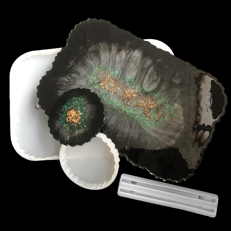 Irregular Tray/Handle Mold Set - Series 02
