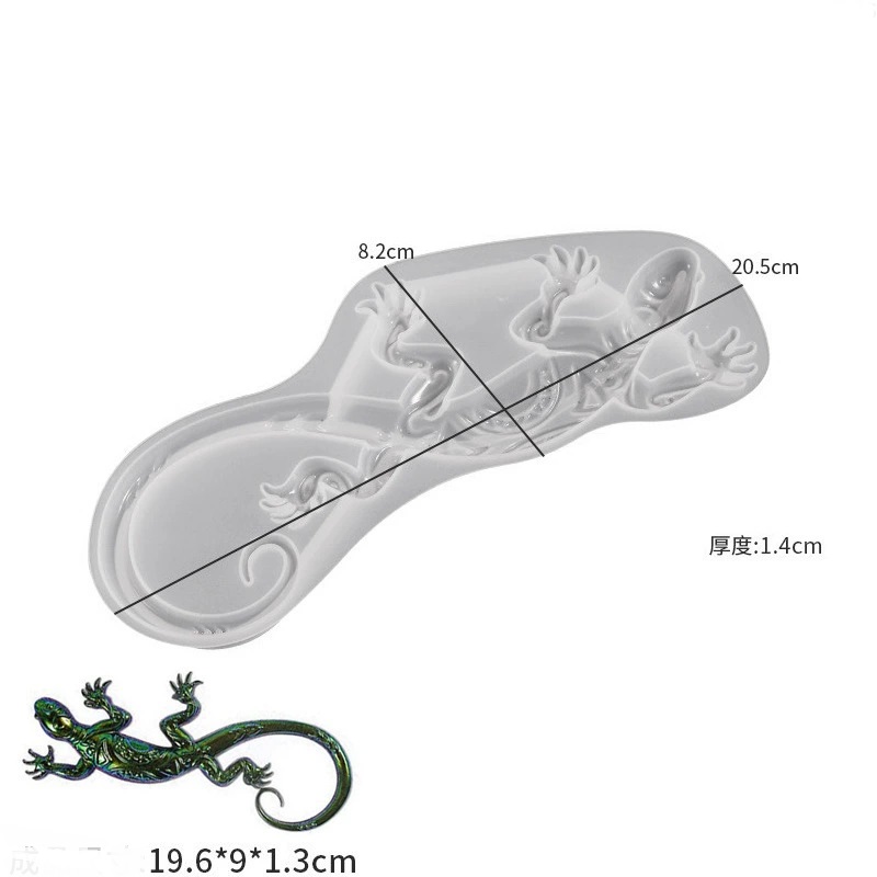 Flexible 3D Reptile, Sea Animal Silicone Mold