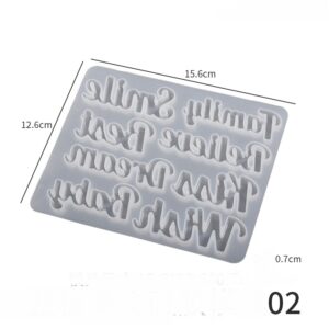 Family Phrase, Silicone Mold - Sentiment Art