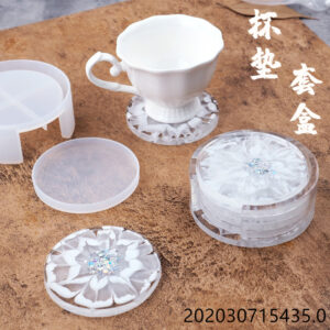 Coaster Mold with Storage Box Set - Organizer
