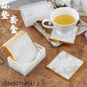 Coaster Mold with Storage Box Set - Organizer