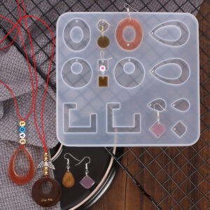 Irregular Geometric Hoop Earring Mold