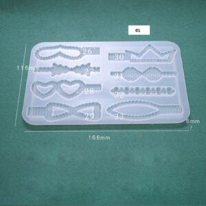 Big Statement Hair Clip Silicone Mold