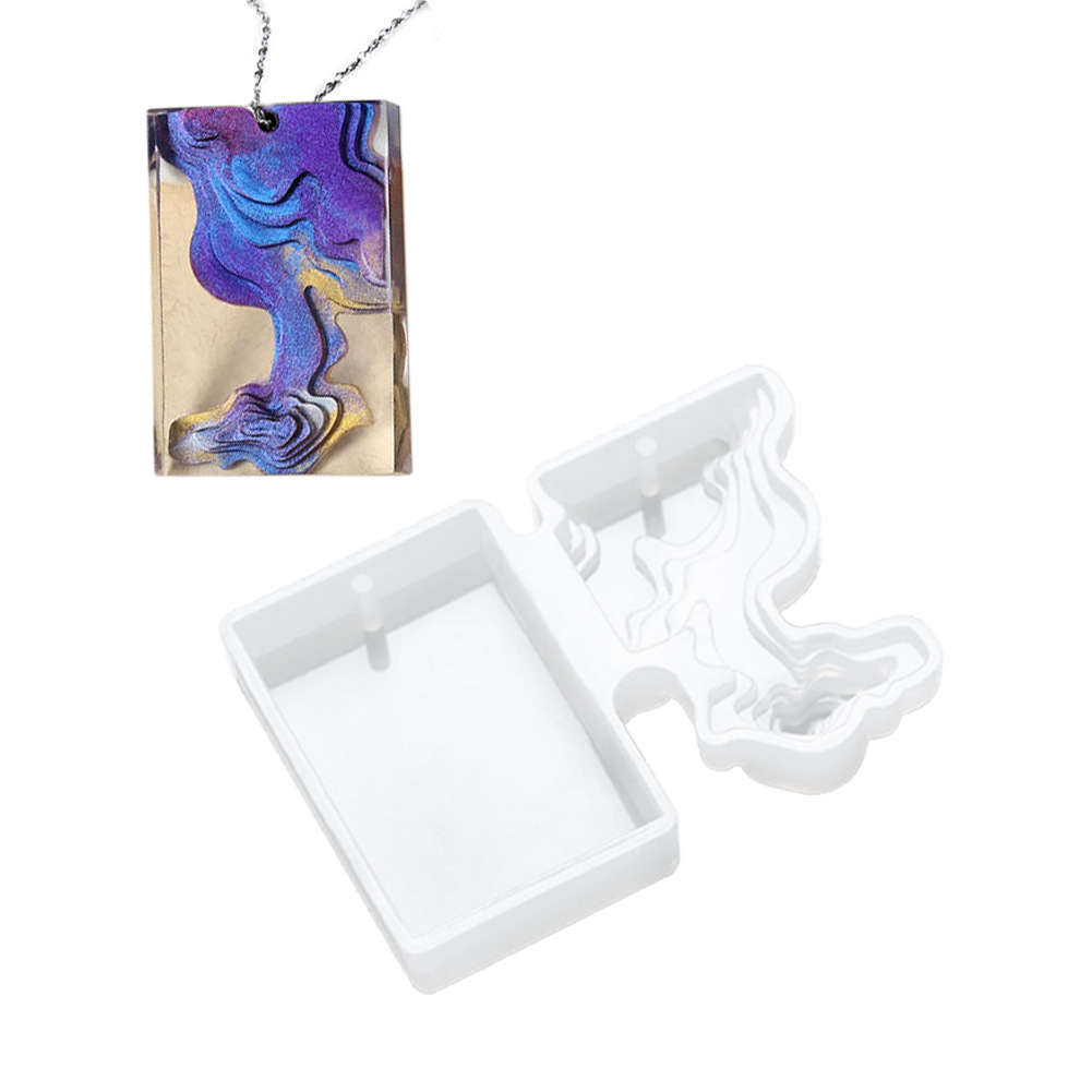 Island Pendant Silicone Mold