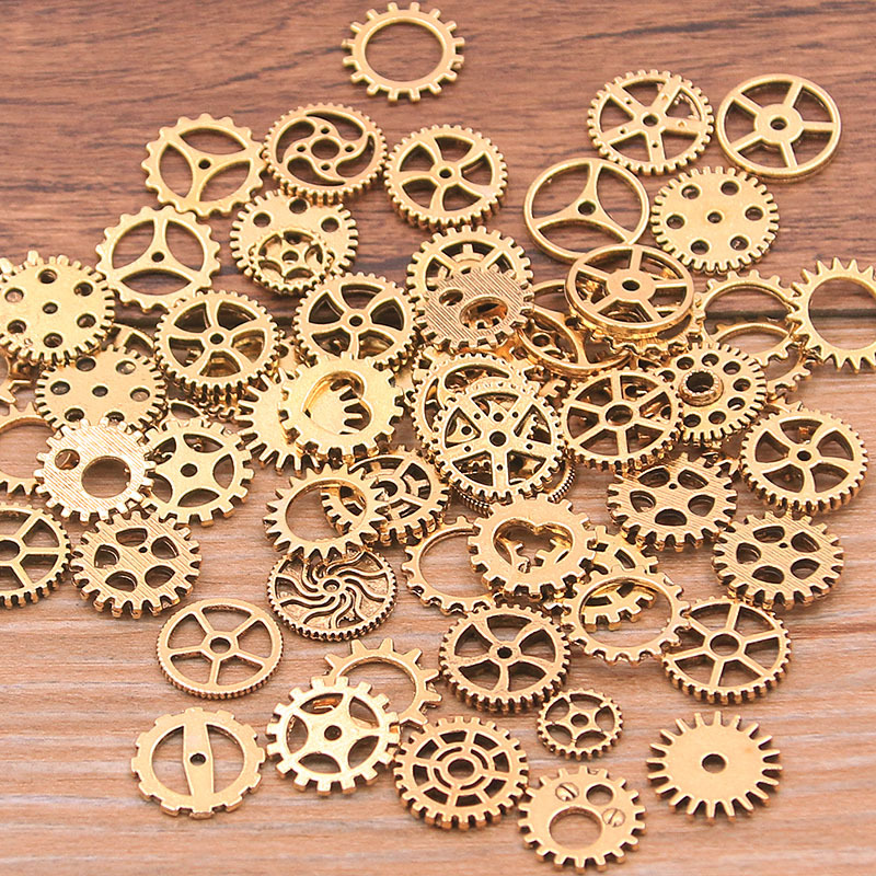 Mini Steampunk Mechanincal Gears 8-15mm in size