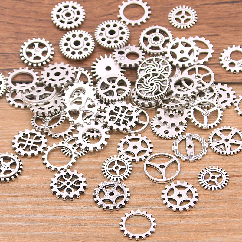 Mini Steampunk Mechanincal Gears 8-15mm in size