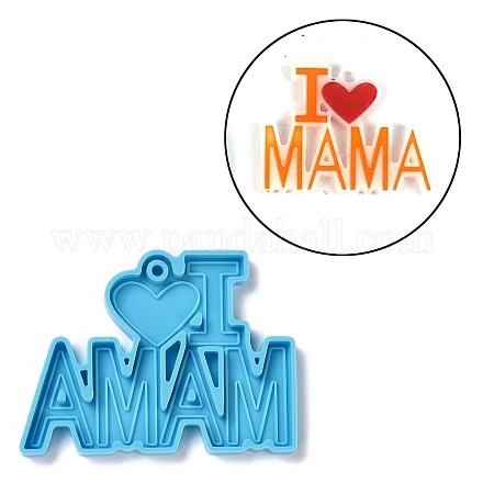 Family Title Keychain Silicone Mold - Best Mom/Dad