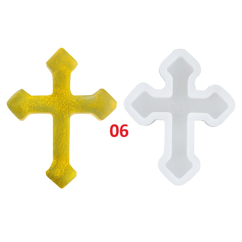 Single Cross Pendant Molds