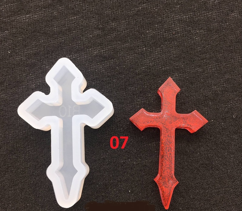 Single Cross Pendant Molds