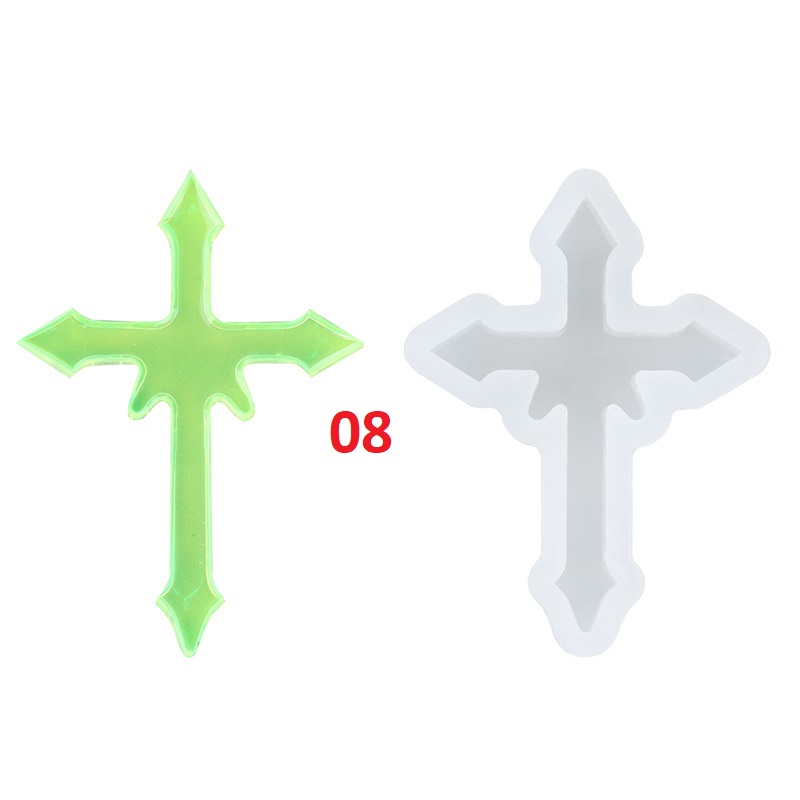 Single Cross Pendant Molds