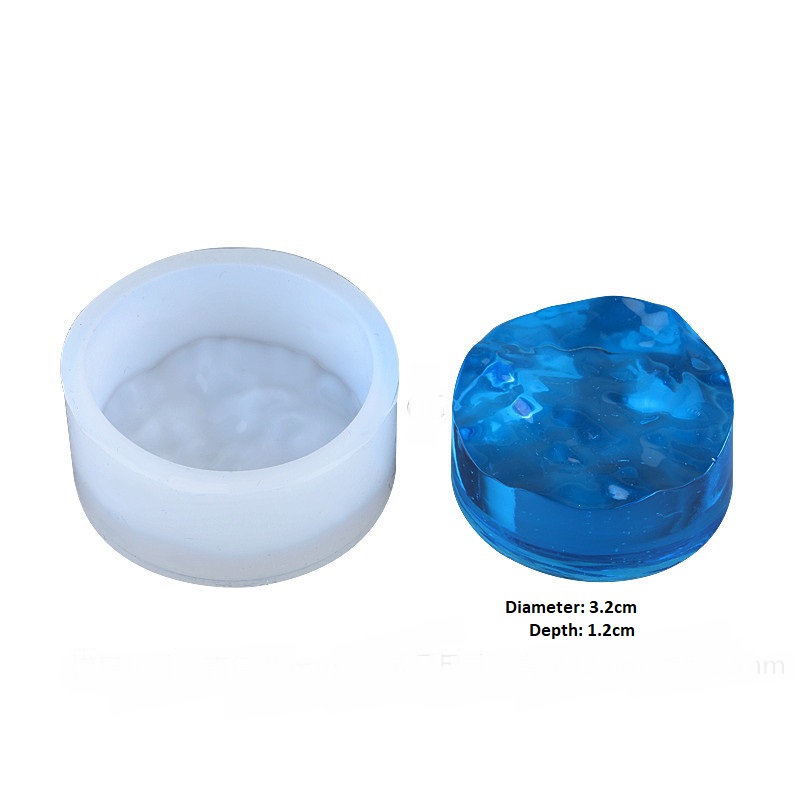 Water Pattern Keychain Pendant Mold