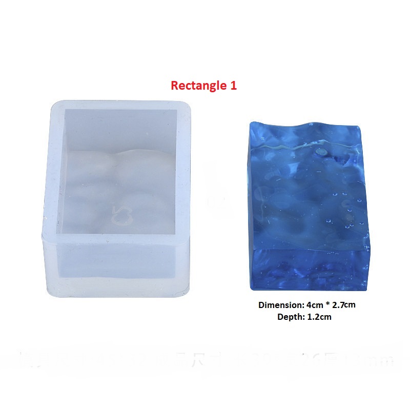 Water Pattern Keychain Pendant Mold