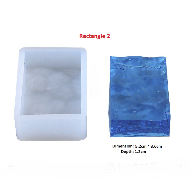 Water Pattern Keychain Pendant Mold