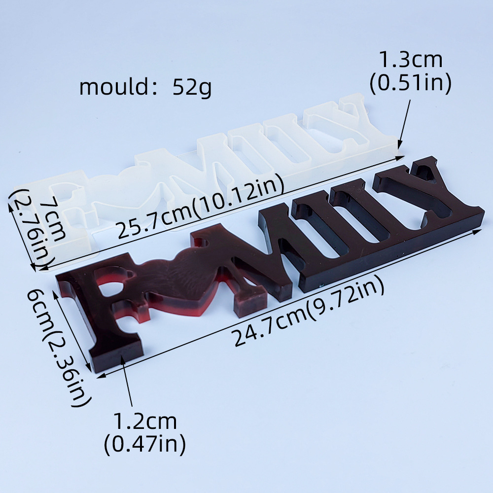 LOVE/FAMILY/HOME LETTERING DECOR