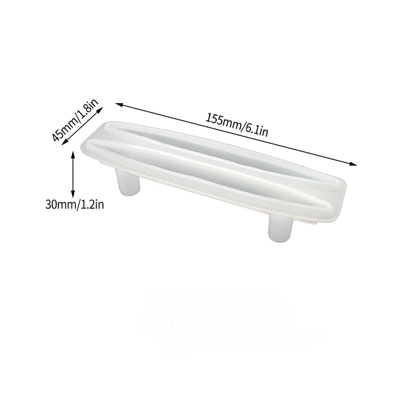 Tray Handle Oval Shape Silicone Mold