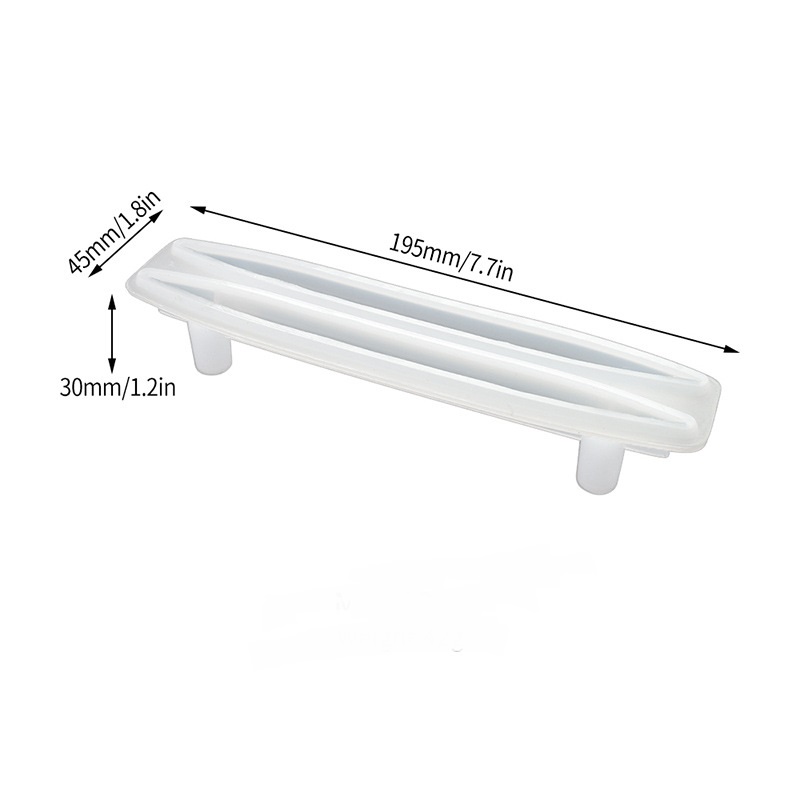 Tray Handle Oval Shape Silicone Mold