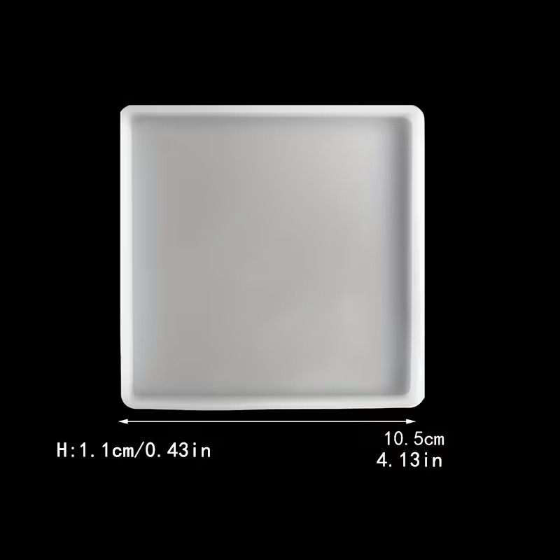 Small Large Round Rectangular Square Heart-Shaped Coaster Tray