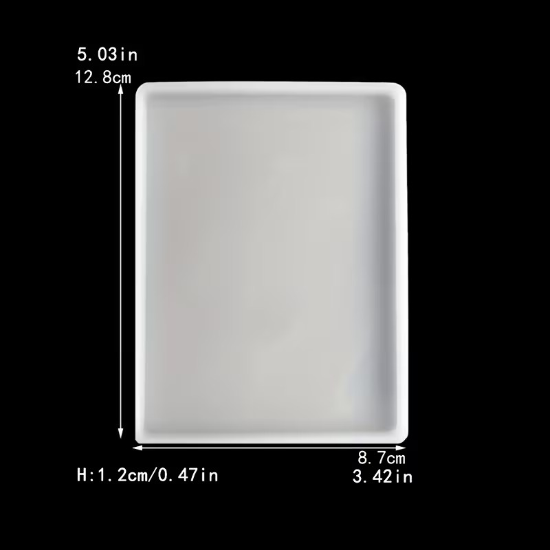 Small Large Round Rectangular Square Heart-Shaped Coaster Tray