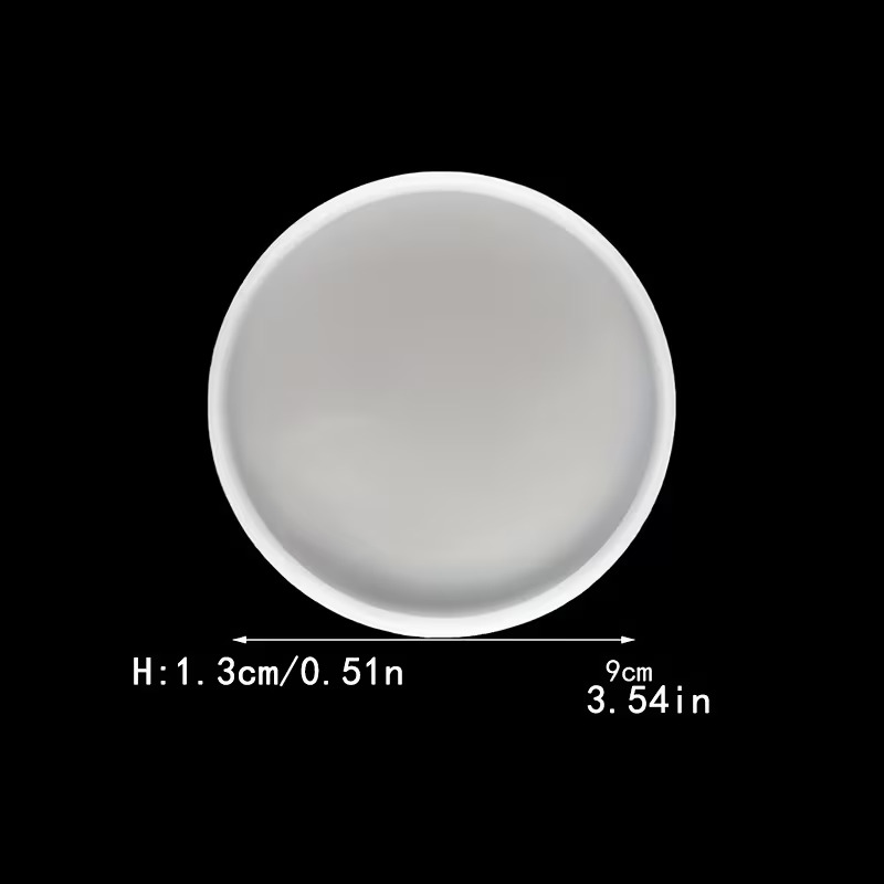 Small Large Round Rectangular Square Heart-Shaped Coaster Tray