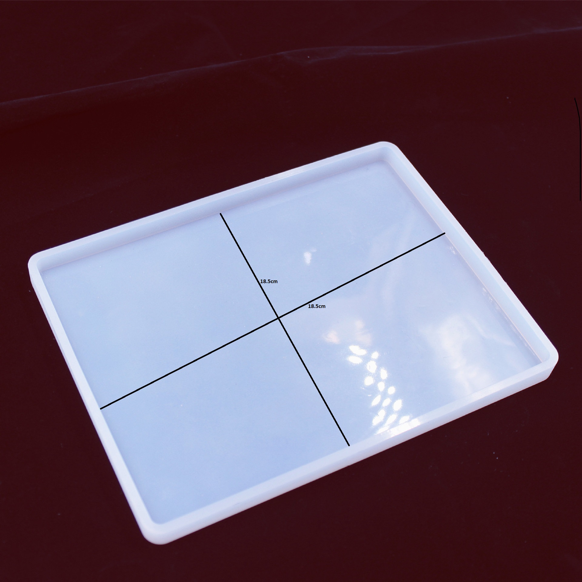 Small Large Round Rectangular Square Heart-Shaped Coaster Tray