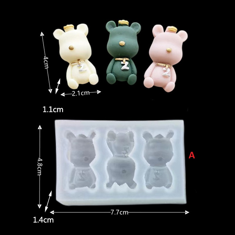 Bow Tie Bear Mold