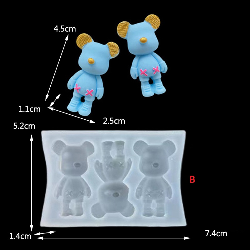 Bow Tie Bear Mold