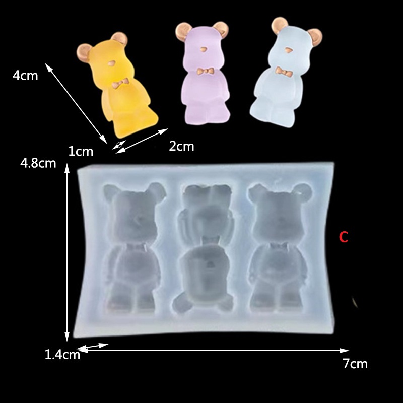 Bow Tie Bear Mold