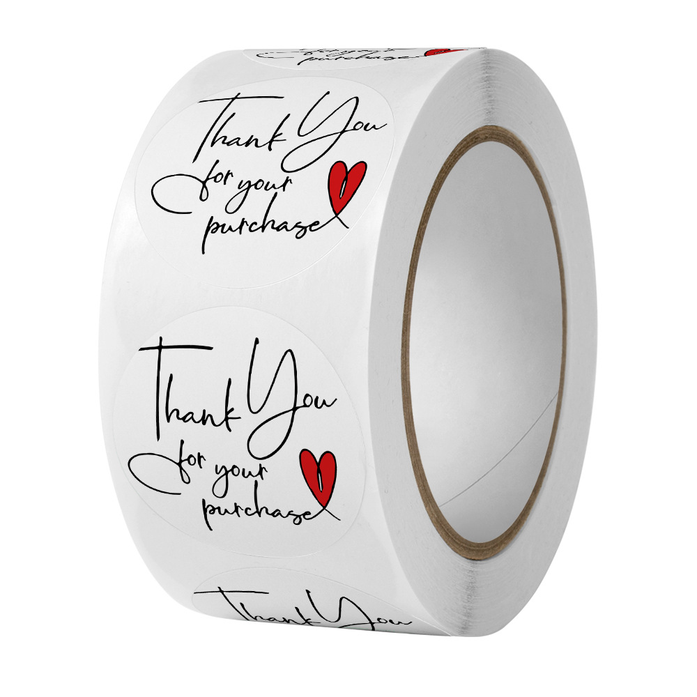 Decorative Thank You Sticker