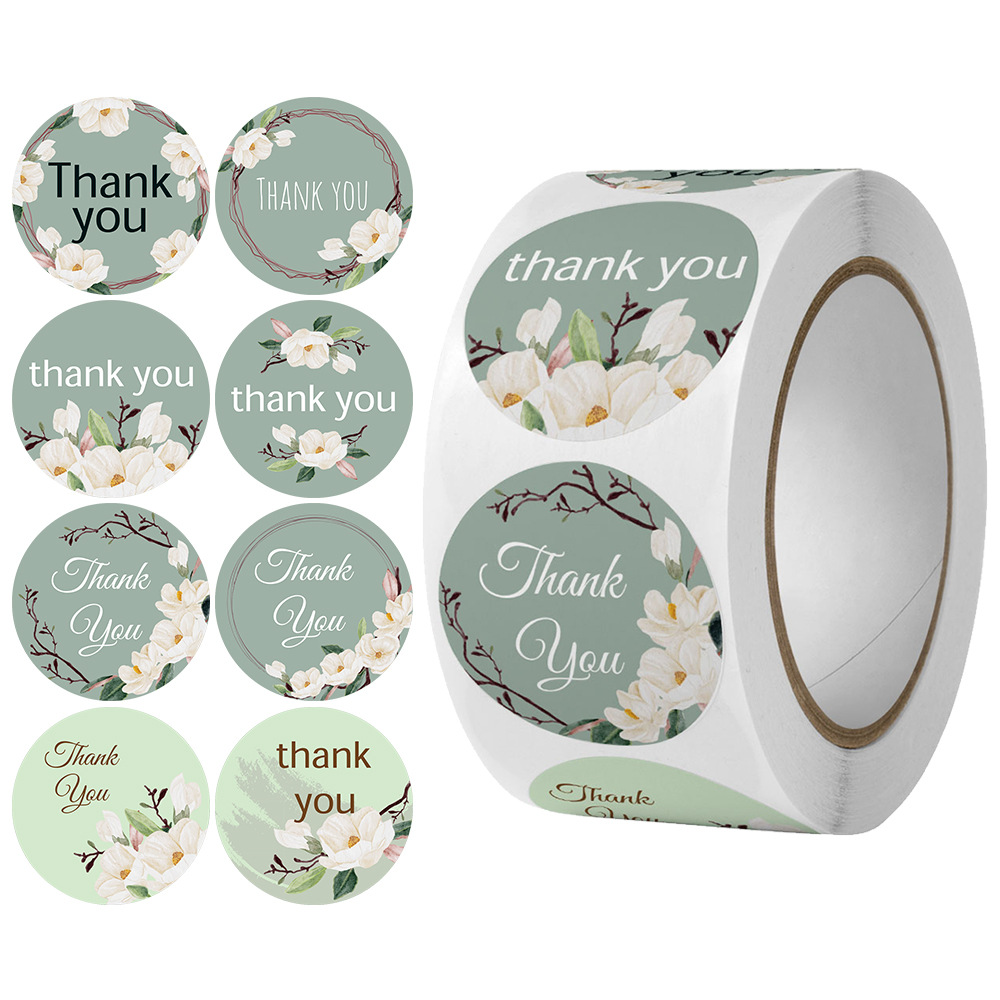Decorative Thank You Sticker