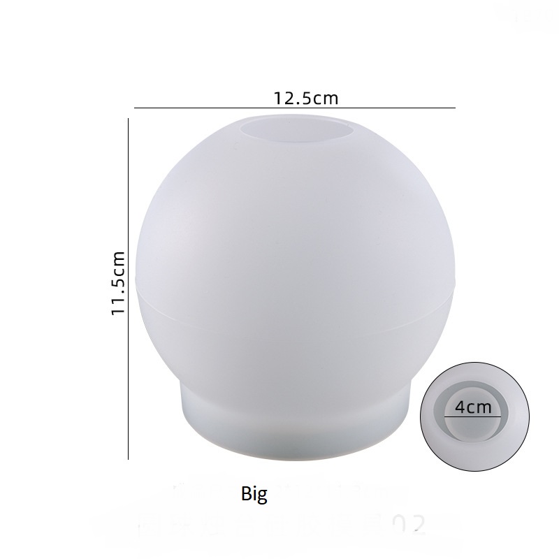 Sphere Tea Light Holder Silicone Mold - Orb