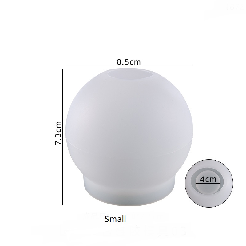 Sphere Tea Light Holder Silicone Mold - Orb