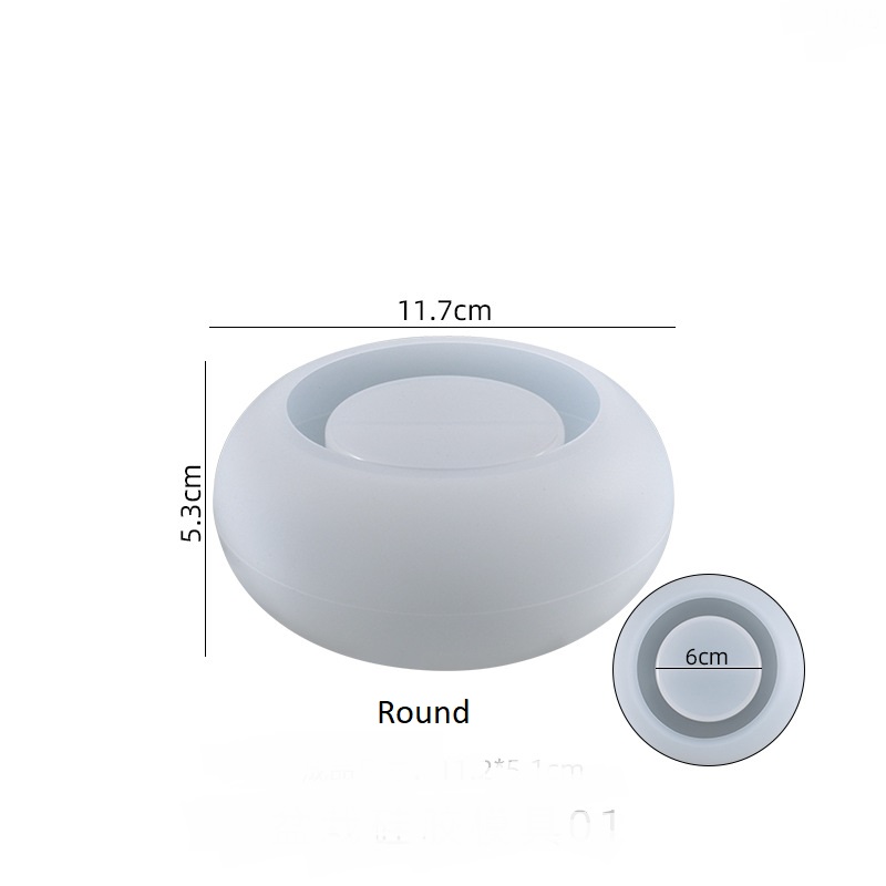 Oval Tea Light Candle Holder Mold