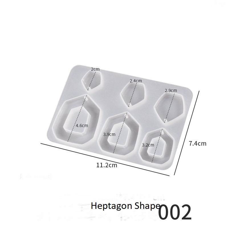 Geometry Star Moon Cat Paw Earring Mold