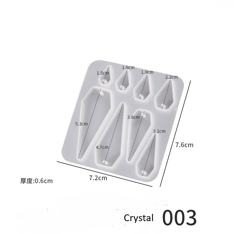 Geometry Star Moon Cat Paw Earring Mold